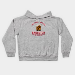 Sascotch Drinking Humor Kids Hoodie